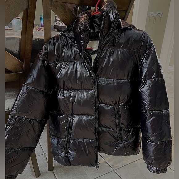 NEW Black Michael Kors Puffer Jacket - Picture 3 of 4